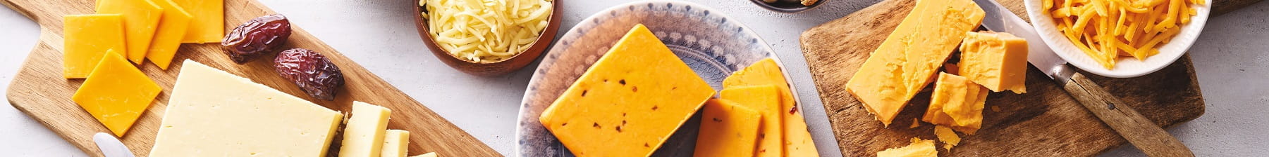 Cheddar cheese range