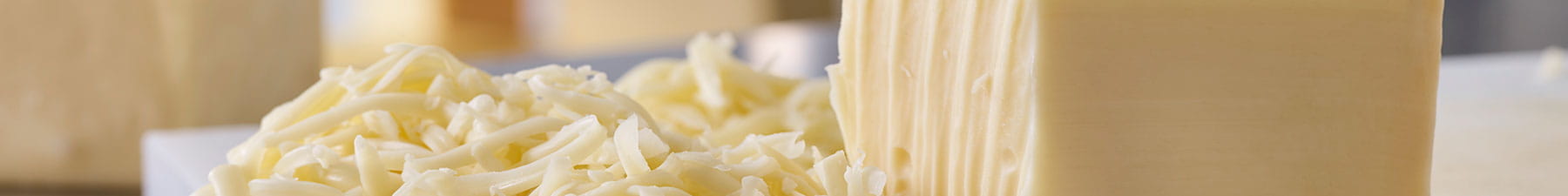 Pasta filata cheese grated