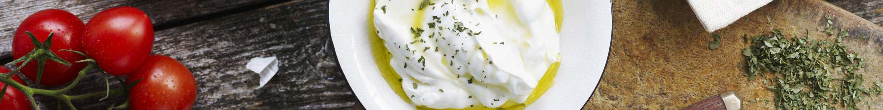 Yogurt with olive oil