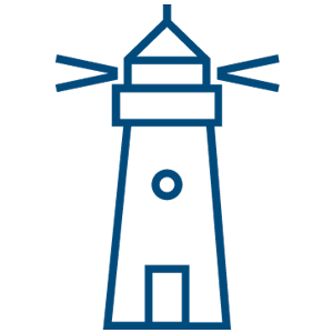 Leuchtturm-Symbol